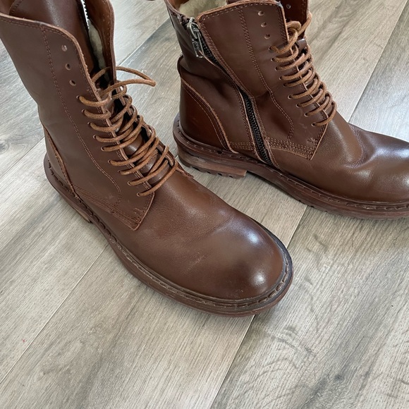 Ann Demeulemeester Rare Lace Up Malta Ankle Boots Brown Size: US 8.5 UK 40 - Picture 3 of 14